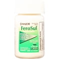 thumbnail image 4 of Major Pharmaceutical Ferosul Ferrous Sulfate 325mg, Iron Supplement, Green 100 Tablets (2 Pack), 4 of 6