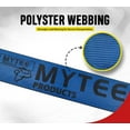 thumbnail image 5 of Winch Straps 4" x 30" Blue Heavy Duty Tie down w/ Flat Hooks WLL# 5400 lbs | 4 Inch Cargo Control for Flatbed Truck Utility Trailer (10 Pack), 5 of 21