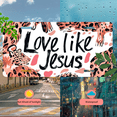 thumbnail image 5 of 1 Pcs 2D Flat License Plate Covers & Frames, Love like Jesus For Decorative Front, Waterproof For Decoration Aluminum License Plate Covers & Frames Cover For Men Women, 12" X 6", 5 of 7