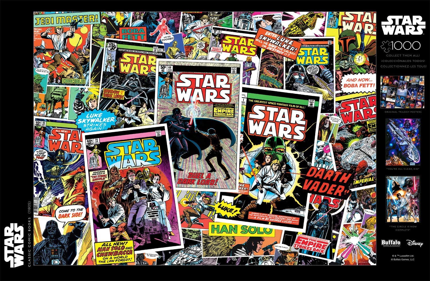 Buffalo Games Star Wars - Classic Comic Books - 1000 Piece Jigsaw Puzzle