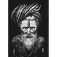 thumbnail image 3 of Abdulazim, Ahmed 14x18 Black Modern Framed Museum Art Print Titled - Face The Sadhu ..., 3 of 5