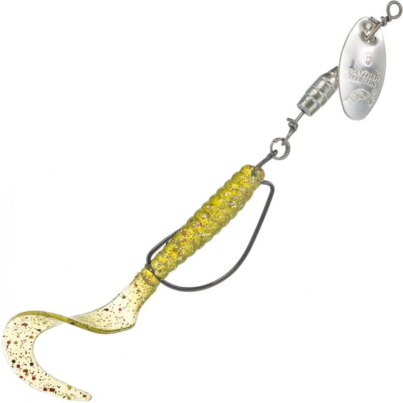 Panther Martin PMLCS_6WR_HOU Lil' Curly WeedRunner Saltwater/Freshwater Fishing Lure - Silver Houdini - 6WR (5/16 oz)