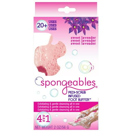 Spongeables Llc Pedi Scrub 20+ Sweet Lavender