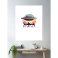 thumbnail image 2 of Ufo Beleiver Poster Wall Art, Modern Wall Decor For Living Room Bedroom, 16x24 UNFRAMED, 2 of 3