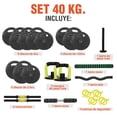 thumbnail image 3 of Mancuernas Ajustables Set 40 Kg Altera Para Ejercicio Gym, 3 of 9