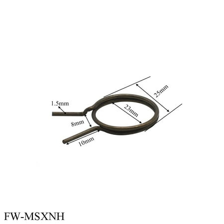 

Cogfs 5 Pcs Door Handle Springs Door Lever Knob Latch Replacement Coil Torsion Black
