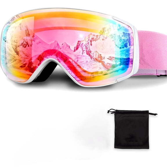 Ski Snowboard Goggles Anti Fog Anti UV