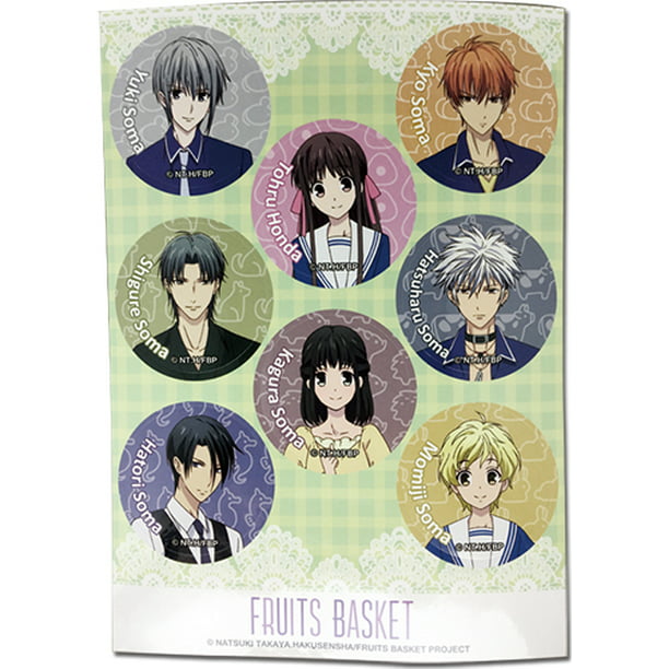 Fruits Basket 2019 Characters Anime Sticker Set GE-55838 