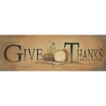 thumbnail image 3 of Britton, Pam 14x7 Black Modern Framed Museum Art Print Titled - Give Thanks, 3 of 5