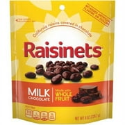 (Price/Case)Raisinets Milk Stand Up Bag, 8 Ounce, 8 per case
