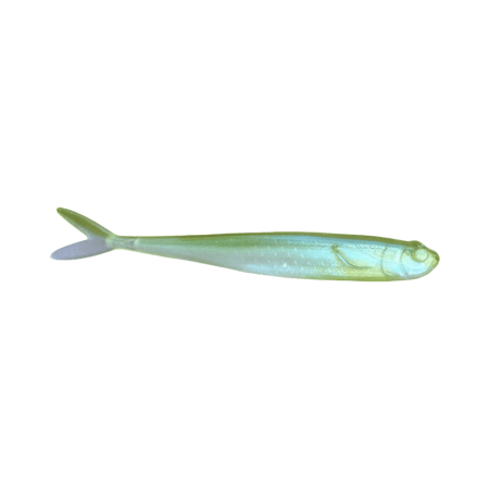 R & R Tackle Weedless Minnow 4-inch Olive weedless bait -6pk