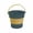Blue #L, variant on Collapsible Trash Can, Foldable Wastebasket with Lid for Bathroom, Space Saving Small Garbage Bin for Bedroom, Office, and Home Use