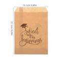 thumbnail image 6 of TABLZONE 20Pcs Khaki Paper Graduation Favor Bags for Party Candy and Cookie Storage Pouches, 6 of 6