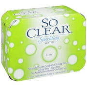 So Clear: Sparkling Lime Water, 144 Fl Oz