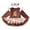 00-Brown1366, variant on Byoo First Halloween Pumpkin Jumpsuit for Newborn Boys Long Sleeve Crewneck Holiday Bodysuit Party Onesies,White