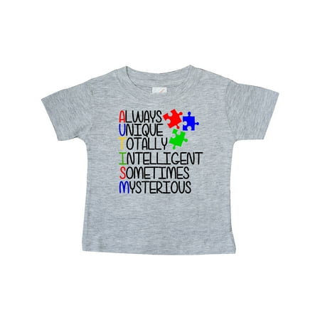 

Inktastic Autism Awareness Acronym Gift Baby Boy or Baby Girl T-Shirt