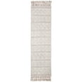 thumbnail image 4 of SAFAVIEH Casablanca Eleanora Striped Shag Area Rug, Silver, 5' x 8', 4 of 9