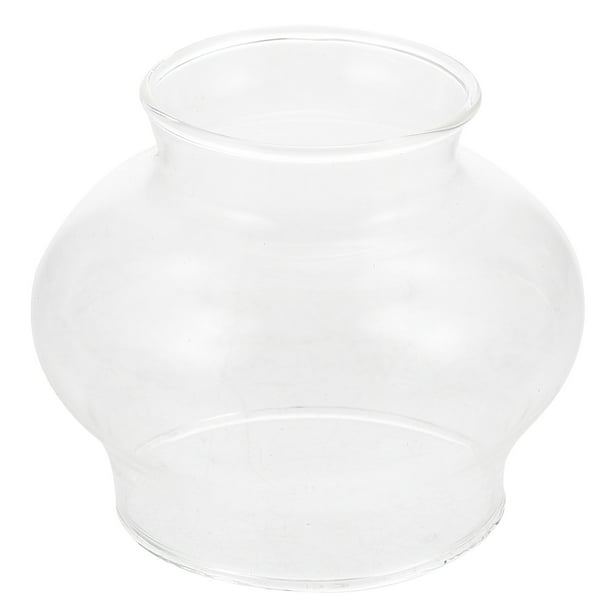 Lamp Shade Glass Chimney Oil Kerosene Cover Candle Light Globes Clear