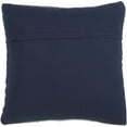 thumbnail image 2 of SARO 4873.DN18S 18 in. Genes Square Striped Denim Chindi Down Filled Throw Pillow - Denim, 2 of 5