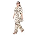 thumbnail image 2 of Set estampado abstracto Roman Fashion /Tallas Extras, 2526 (Beige) beige 36, 2 of 6
