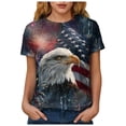 thumbnail image 6 of felwors 250th Anniversary Shirt Vintage American Flag Independence Day 250 Anniversary Shirt Women Short Sleeve Vintage Tshirts (Brick Red, S), 6 of 8