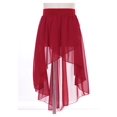 thumbnail image 6 of Girls Chiffon Ballet Dance Wrap Skirt for Ballroom Latin Salsa Tango Performance Practice Skirts, 6 of 7