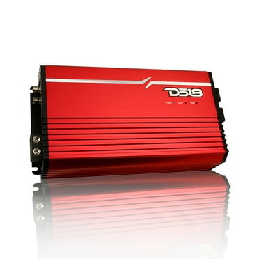 DS18 FRP-3.5K/RD Monoblock 3500W RMS Class-D Full-Range Car Amplifier (RED)