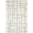 thumbnail image 2 of Mark&Day Wool Rugs, 5x7 Benard Modern Cream Area Rug, Cream Black Carpet for Living Room, Bedroom or Kitchen (5' x 7'6"), 2 of 8