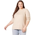 thumbnail image 1 of walmart Essentials Womens Classic-fit Soft-Touch Long-Sleeve Crewneck Sweater, 1 of 5