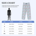 thumbnail image 2 of Mens Pajama Pants - Soft Sleep & Lounge Pants for Men, Asparagus Print onion Cuteness Casual PJ Bottoms Pants with Pockets, 2 of 5