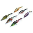 thumbnail image 4 of 9.5cm Painted 3 Sections VIB 3D Eyes Bionic Fishing Hard Lure Bait with Hooks, 4 of 7