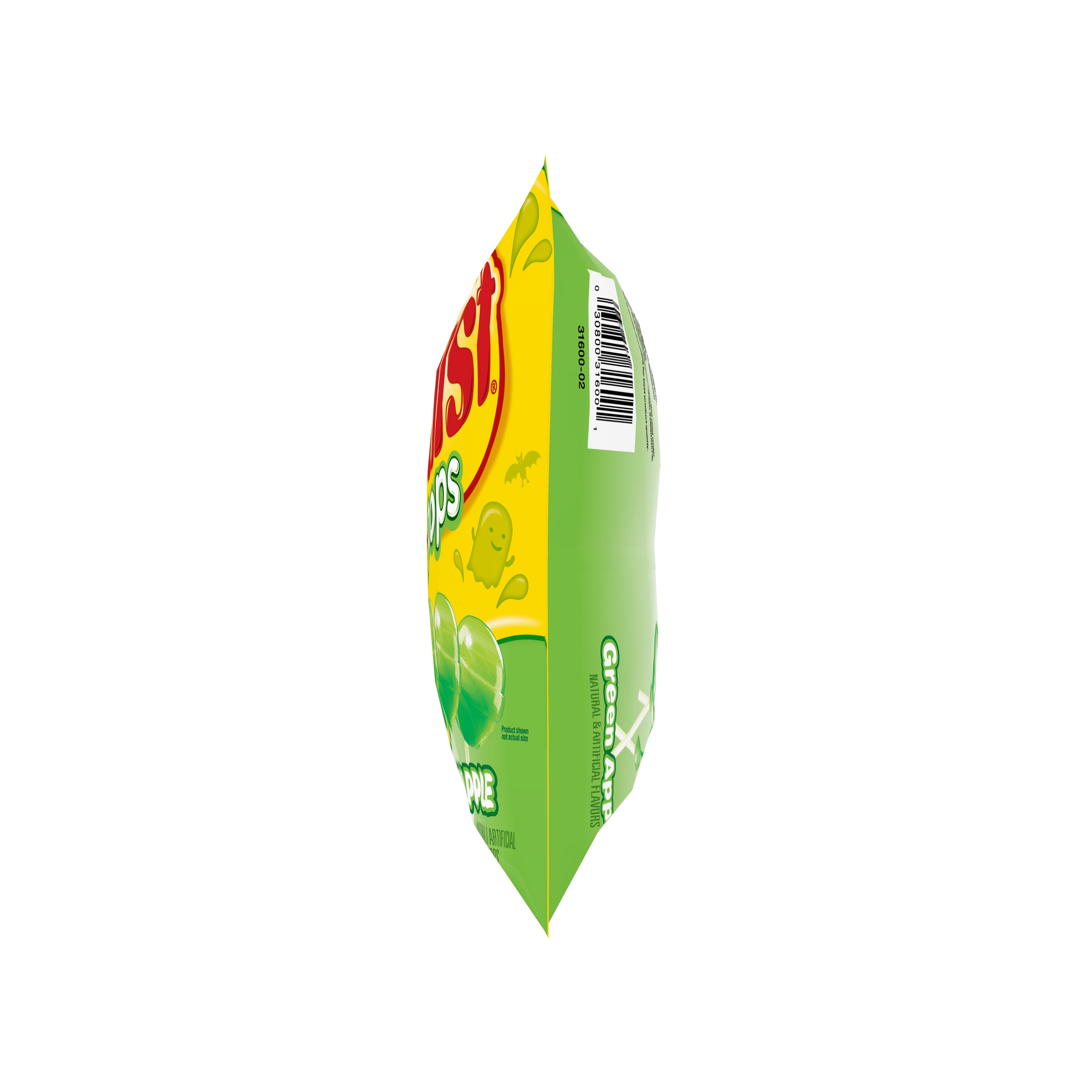 STARBURST Filled Green Apple Lollipops Halloween Hard Party Candy Suckers  9.6 oz. Lay Down Bag