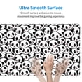 thumbnail image 4 of Sikiie Cute Panda Face Mouse Pad, 16x29.5 Mousepad Desk Mat in Anti-Slip Rubber Mousepads Mat for Game Office Laptop Computer, 4 of 8