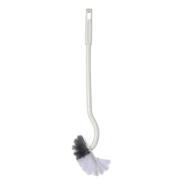 Cepillo de Lavabo con Cepillos de Plástico 41x20cm Cepillo de Lavabo Gris Blanco Mango Largo Kit de Limpieza Compacto Moderno para Baño
