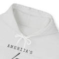 thumbnail image 6 of Baseball Hoodie, America's Favorite Pastime, Faded American Flag, Unisex, 6 of 13