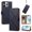 Blue, variant on Leather For Apple iPhone 15 , Flip Wallet Leather Case With Card Holder Magnetic Closure Protective Phone Cases Cover,Blue,For iPhone 15