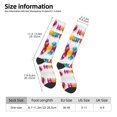 thumbnail image 3 of Women's Knee High Socks Happy Birthday Thermal Soft Knee Long Socks, 3 of 7