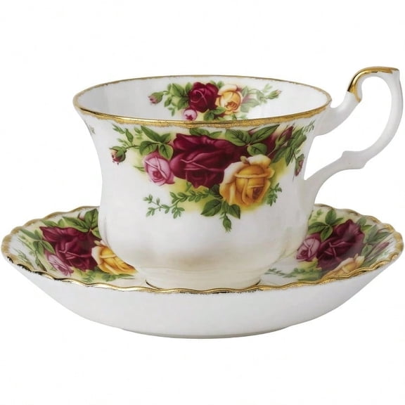 Old Country Roses Teacup Saucer Set