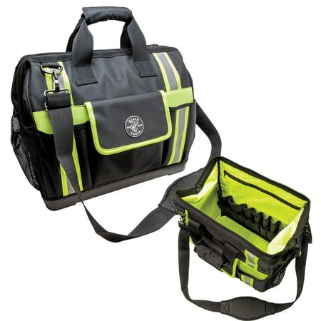 Klein Tools 55598 - Tradesman Pro 42-Pocket High-Visibility Tool Bag