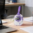 thumbnail image 6 of WKSCLPAI Clip Fan Transparent High Power Mini Pendant Handheld Desktop Outdoor USB Rechargeable High Airflow Purple White, 6 of 8