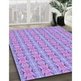 thumbnail image 3 of Ahgly Company Machine Washable Indoor Rectangle Transitional Mauve Purple Area Rugs, 5' x 7', 3 of 7