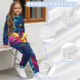 thumbnail image 6 of Uorisanigo Boys Girls Sweatsuit Set - 2 Piece Hooded Lightning Wolf Pullover Oversized Hoodie Sweatshirt + Cargo Jogger Pants Kids Youth Activewear Set Fall Winter Outfits, 6 of 7