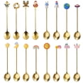 thumbnail image 4 of Mosiee 4Pcs Stainless Steel Spoon Kitchen Bar Cutlery Tea Coffee Stirring Spoons, 4 of 7