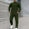 thumbnail image 3 of RUTAYY Men's Outfits Formal Business Long Sleeve Tops and Pants Solid Color Daily Wear Fashion Work Sets, 3 of 8