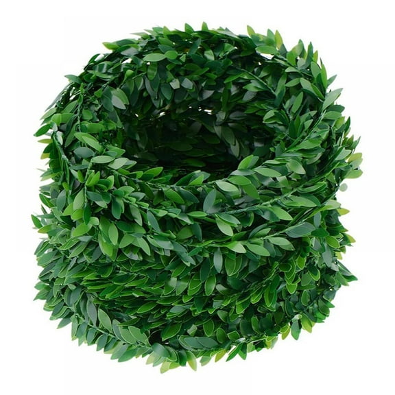 Artificial Garland Foliage Vines Fake Garland,Simulated Ivy Greenery Leaf Garland Vine 24.6ft 6pcs for Wedding Party Garden Home Kitchen Office Wall Decor