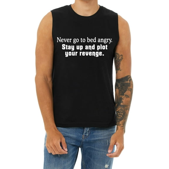 Mens Cut Off Shirts Sleeveless Muscle Tee Funny Rude Humor T-shirts