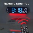 thumbnail image 4 of Sakerplus Multi Functional LED Display Clock, Digital Wall Clock, 4 of 5