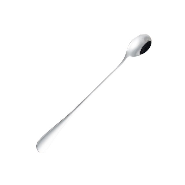 Toystoory Cucharas de mango largo, vajilla de acero inoxidable, bonita cuchara de café con leche, vajilla, cuchara de helado, accesorios Mostrada Tipo 6