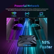X96 M300 Android 14.0 TV Box 64bit 4GB RAM 32GB ROM Amlogic S905A ARM G310 V2 1000M Ethernet WiFi6 Dual-WiFi 2.4G/5G 8K BT5.x USB Voice Control
