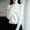 White, variant on TRUBKH Women's Sweaters Mock Neck Top Long Sleeve Tunic Tops Blouse Fall Sweaters Slim Fit Lounge Sweater Lightweight Sweater Pullover Top Summer Sweaters for Women Black M